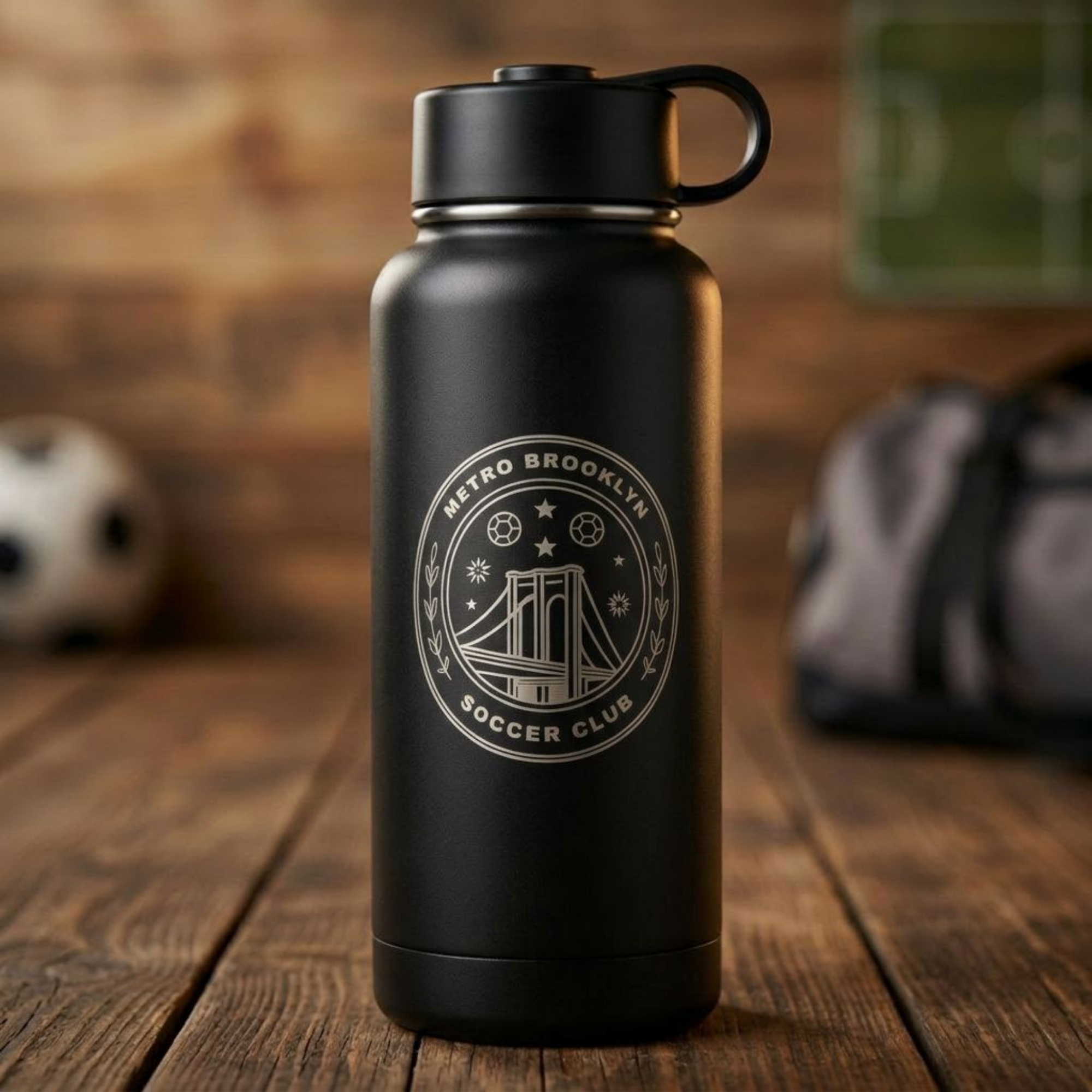 Laser Engraved 32oz. Water Bottle