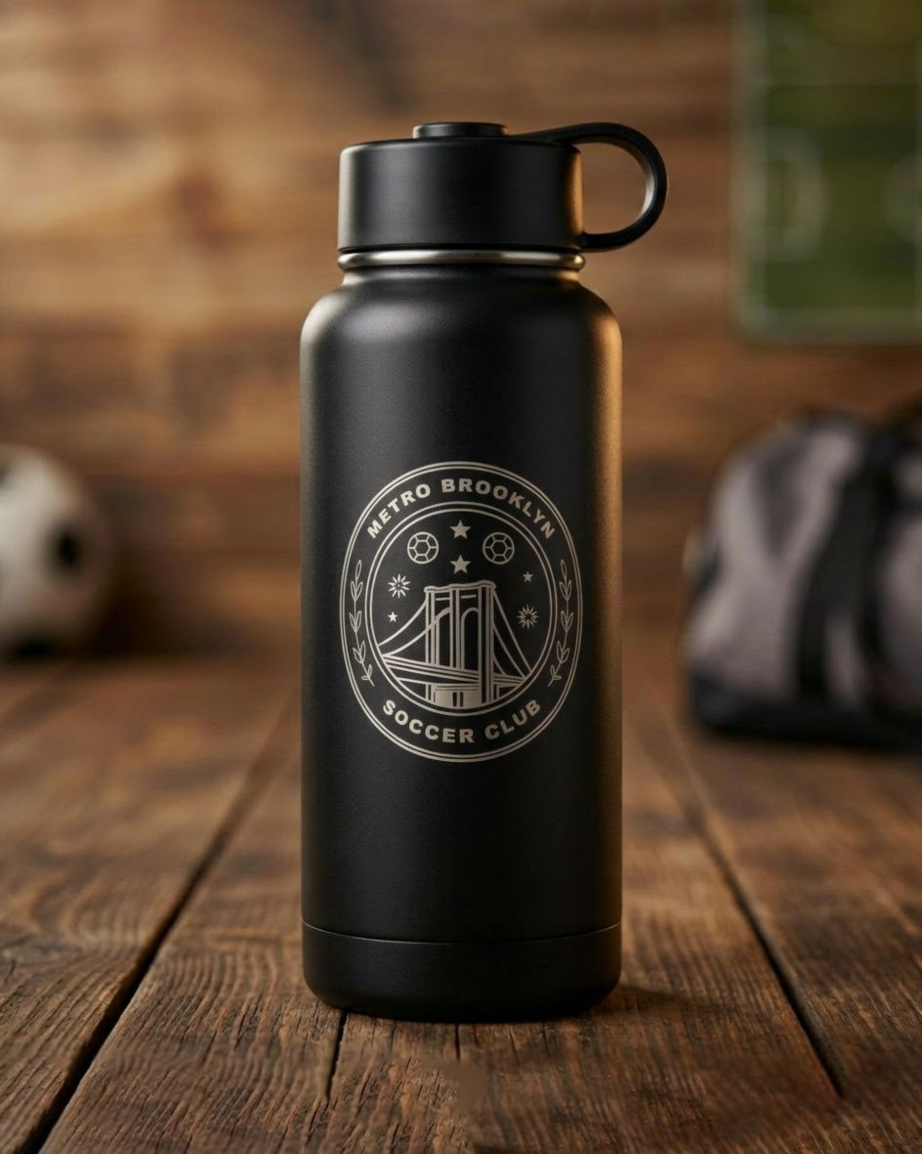 Laser Engraved 32oz. Water Bottle